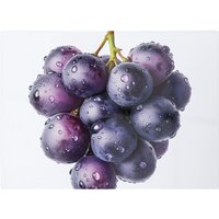 Warren Reed - Designer Glistening Grapes Cluster Chopping Board in Purple