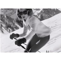 Warren Reed - Designer Vintage Skiing Chic Chopping Board in Black