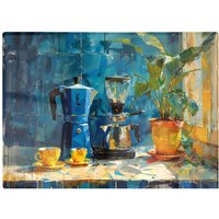 Warren Reed - Designer Morning Coffee: A Painterly View Chopping Board