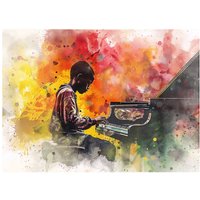 Warren Reed - Designer Young Virtuoso In Watercolor Symphony Chopping Board