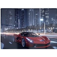 Warren Reed - Designer Midnight Cruise In Dubai Chopping Board