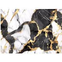 Warren Reed - Designer Gold & Black Marble Effect Chopping Board