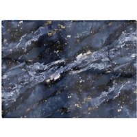 Warren Reed - Designer Deep Ocean Blue Quartz Effect Chopping Board in Brown