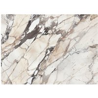 Warren Reed - Designer Off White Marble Effect Chopping Board in Gold