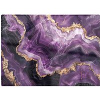 Warren Reed - Designer Deep Purple Marble Effect Chopping Board