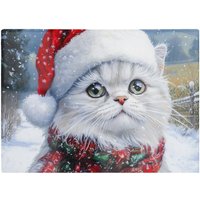 Warren Reed - Designer Christmas Persian Glass Chopping Board