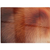Warren Reed - Designer Red Panda Fur Print Chopping Board in Brown