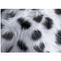 Warren Reed - Designer Snow Leopard Fur Print Chopping Board in White