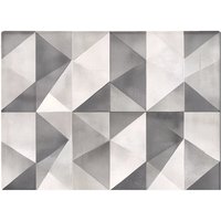 Warren Reed - Designer Dove Grey Geometric Pattern Chopping Board