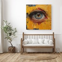 Warren Reed - Designer Ethereal Gaze Canvas | Size: W30" x H30"