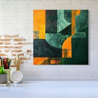 Warren Reed - Designer Shattered Eye Canvas | Size: w10 inch x h10 inch