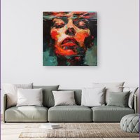 Warren Reed - Designer Tranquil Immersion Canvas | Size: w40 inch x h40 inch