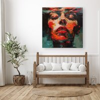 Warren Reed - Designer Tranquil Immersion Canvas | Size: W30" x H30"