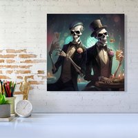 Warren Reed - Designer Dressed In Their Best Canvas | Size: w10 inch x h10 inch