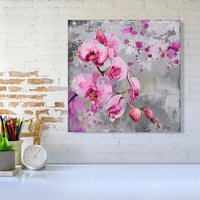 Warren Reed - Designer Orchids Splashart Canvas | Size: W16" x H16"
