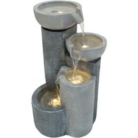 Monstershop Electric Water Feature - Tranquil Tiers in Grey