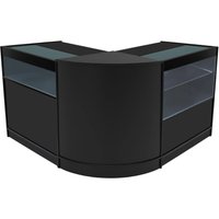 Monstershop Adonis LED Shop Counter Set B900, C900 & CM60 - Black