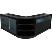 Monstershop Demeter LED Shop Counter Set K1500, B1500 & LM60 - Black