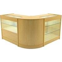 Monstershop Hera LED Shop Counter Set K900, C900 & CM60 - Maple in Beige