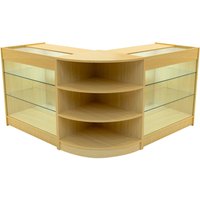 Monstershop Apollo LED Shop Counter Set LM60 & 2 x K900 - Maple in Beige