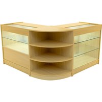 Monstershop Calliope LED Shop Counter Set K900, C900 & LM60 - Maple in Beige