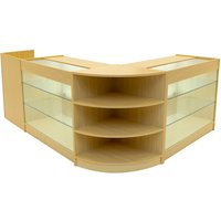 Monstershop Astro LED Shop Counter Set LM60, TB60 & 2 x K1200 - Maple in Beige