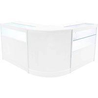 Monstershop Adonis LED Shop Counter Set B900, C900 & CM60 - White