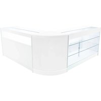 Monstershop Triton LED Shop Counter Set K1500, B1500 & CM60 - White
