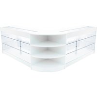 Monstershop Apollo LED Shop Counter Set LM60 & 2 x K1500 - White