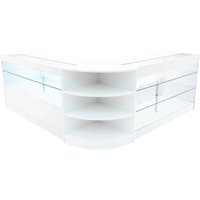 Monstershop Calliope LED Shop Counter Set K1500, C1500 & LM60 - White
