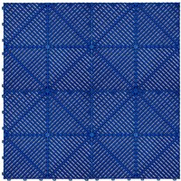 Monstershop Vented Garage Floor Tiles x 120 With Edges - Blue