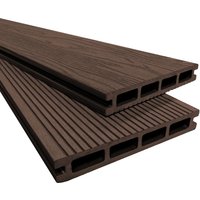 Monstershop Composite Decking Boards x 5 - Brown in Terracotta