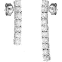Sterling Tennis Earring Long & Short Single