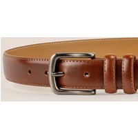 Oswin Hyde Men's Neil Leather Classic Belt in Tan | Size: 32