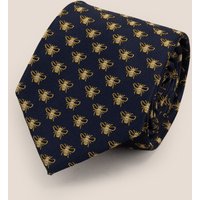 Oswin Hyde Men's Bee Navy Tie