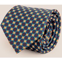 Geometric Pattern Silk Tie