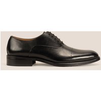Oswin Hyde Men's Edward Oxford Leather Shoes in Black | Size: 10