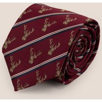 Oswin Hyde Men's Antler Red Tie