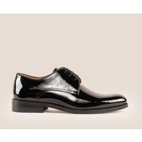 Oswin Hyde Men's Edison Oxford Leather Shoes in Black | Size: 11