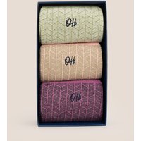 Oswin Hyde Men's The Chevy 3-Pack Cotton Socks