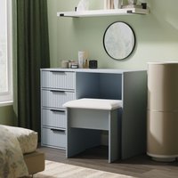 Ready Assembled 2 U Menai 4 Drawer Vanity (Ready Assembled) in Light Blue