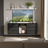 Ready Assembled 2 U Islay 6 Drawer Sideboard (Ready Assembled) in Black