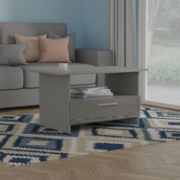 Ready Assembled 2 U Windsor Bottom Drawer Coffee Table (Ready Assembled) in Dark Grey