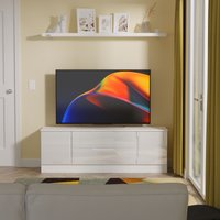 Ready Assembled 2 U Lucca 2 Door 2 Drawer Superwide TV Unit (Ready Assembled) in White | Size: Large