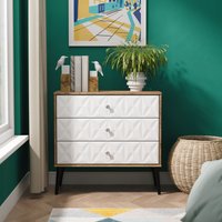 Ready Assembled 2 U Toledo 3 Drawer Chest (Ready Assembled) in Dark Brown