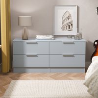 Ready Assembled 2 U Dover 4 Drawer Bed Box (Ready Assembled) in Light Blue