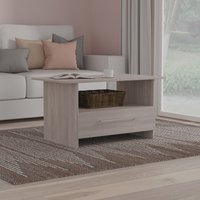 Ready Assembled 2 U Gloucester Bottom Drawer Coffee Table (Ready Assembled) in Light Grey