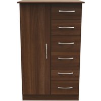 2 U Hampshire 1 Door 5 Drawer Wardrobe