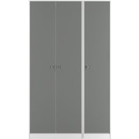 Ready Assembled 2 U Stowe 3 Door Wardrobe (Ready Assembled) in Mid Grey