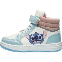 Disney Girl's Stitch High Top Trainers in White | Size: Infant 13